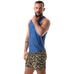LEADER Débardeur CAMO RACER Bleu